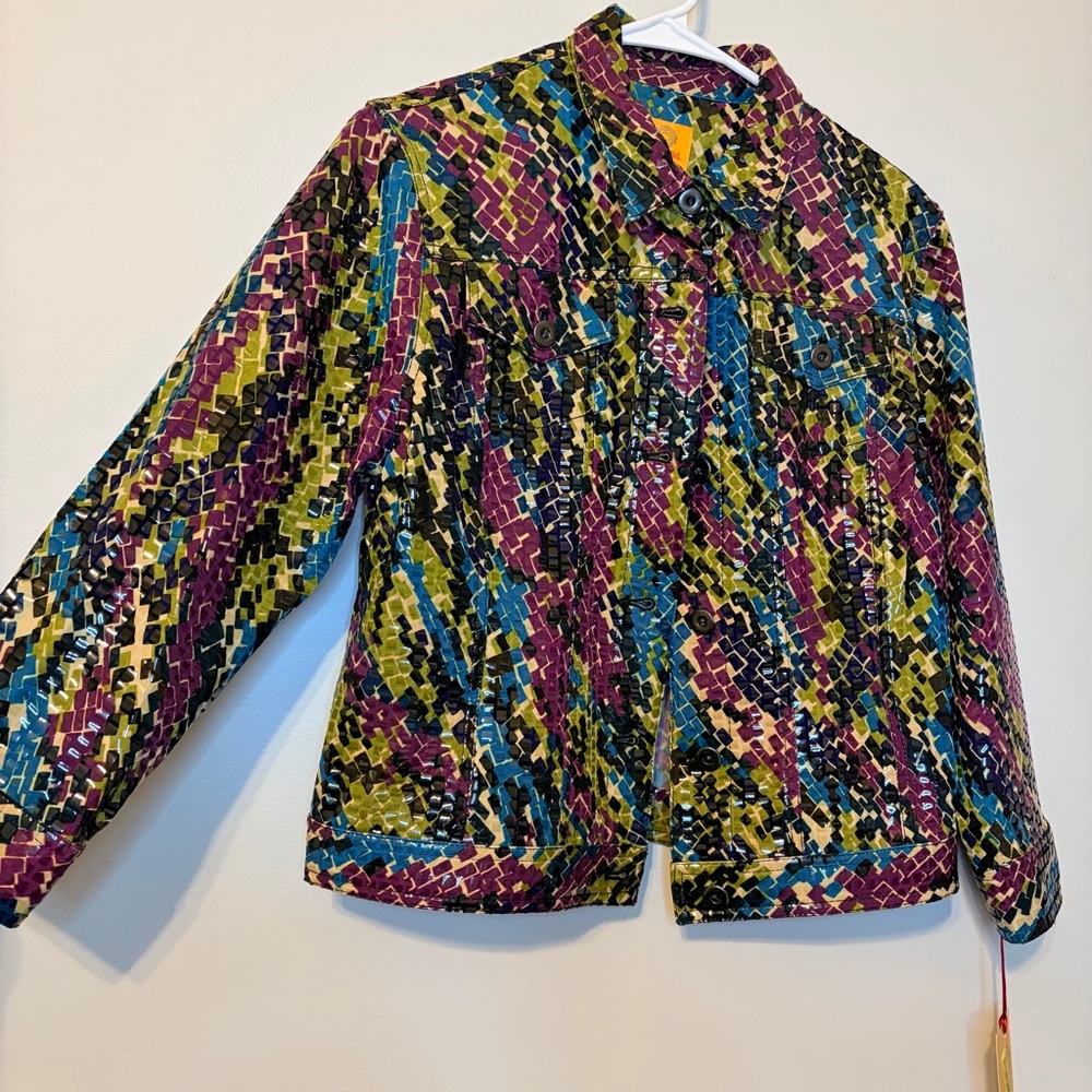 Ruby Rd. Multicolor Patterned Blazer NWT NWT - image 1